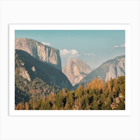 Yosemite Valley In Fall Art Print
