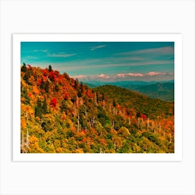 Mountain View in Autumn Art Print