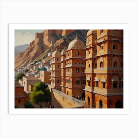  Jaipur City 1  Art Print