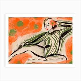 Posing Dancer Art Print