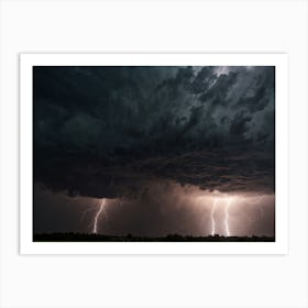 Lightning Storm 8 Art Print