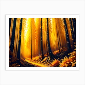 Forest Path 7 Art Print