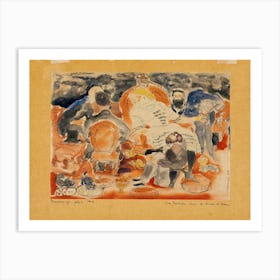 Nana And Her Men, Charles Demuth Art Print