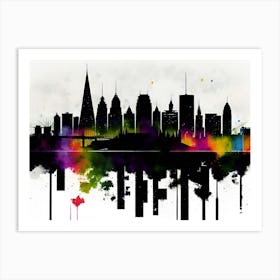 San Francisco Skyline Canvas Print Art Print