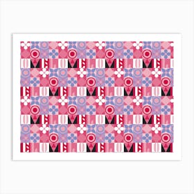 Scandinavian Abstract Pattern Art Print