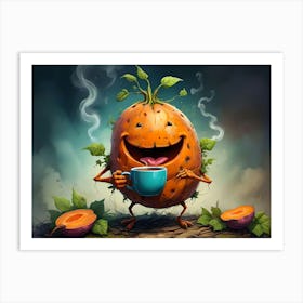 Happy Harvest Brew #12 Art Print