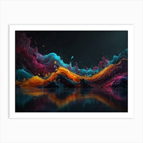 Abstract Painting 19 Art Print