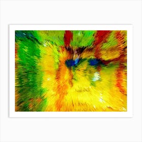 Acrylic Extruded Painting 158 Art Print