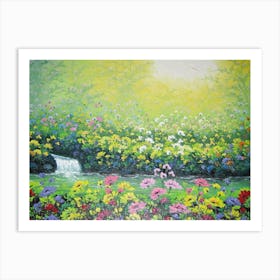 Garden Of Flowers Art Print