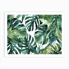 Tropical Leaves 133 Art Print