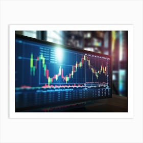 Stock Market Stock Videos & Royalty-Free Footage Art Print