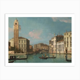Venice Entrance To The Cannaregio, Canaletto Art Print