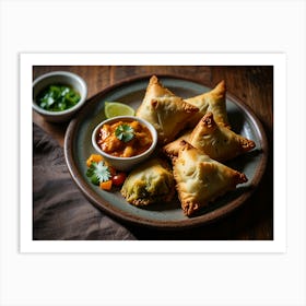 Indian Samosas 1 Art Print