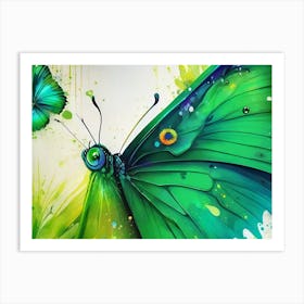 Butterfly Painting Art Print