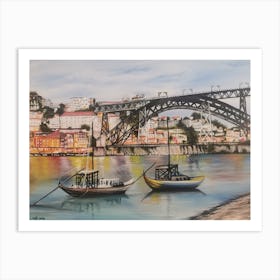 Porto Bridge 1 Art Print