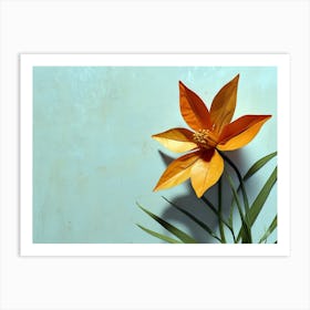 Origami Flower Art Print