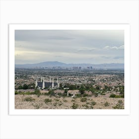 Las Vegas Skyline Art Print