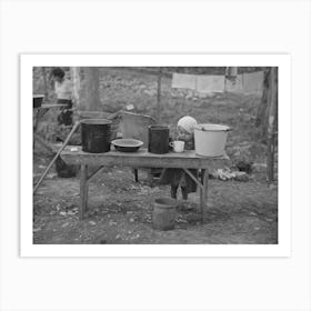 Indian Child In Blueberry Pickers Camp Near Little Fork, Minnesota By Russell Lee Art Print
