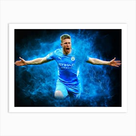 Kevin De Bruyne Goal Art Print