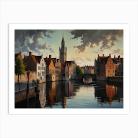 Bruges City 2 Art Print