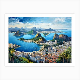 Rio City Art Print