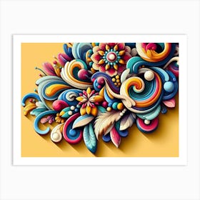 Abstract Painting 253 Art Print