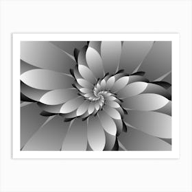 Abstract Floral Design Background Wallpaper Art Print