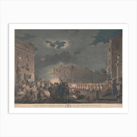 The Riot In Broad Street On The Seventh Of June (1780), James Heath Art Print