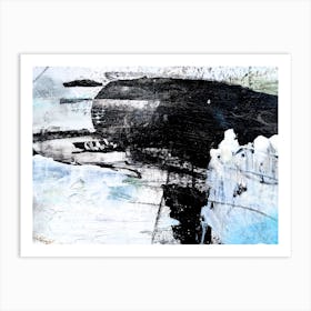 Abstract Painting Black Art Print