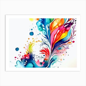 Colorful Abstract Painting Art Print