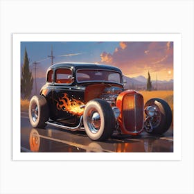 Hot Rod 15 Art Print