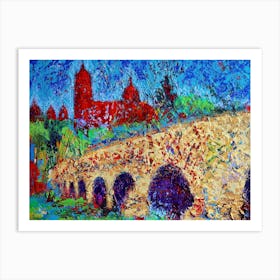 Salamanca Roman Bridge Art Print