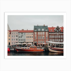 Colorful Houses Of Nyhavn Copenhagen 4 Art Print