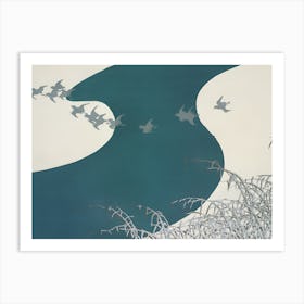 Birds In Flight 2 Art Print