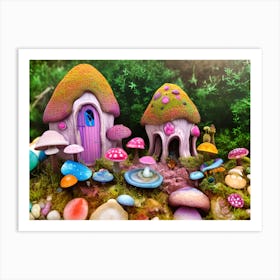 Mushroom Tales Art Print