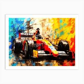 Open Wheel Racing Cars - Indycar Art Print