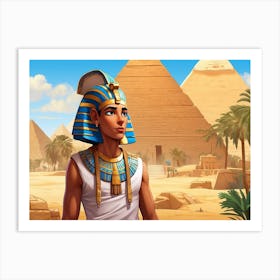 Egyptian King 3 Art Print