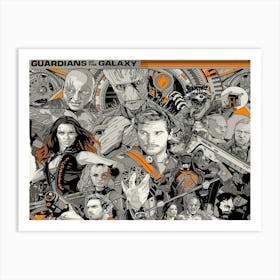 Guardians Of The Galaxy Film & Movie 1 Art Print