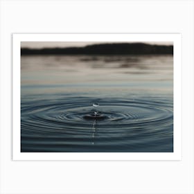 Water Drop Art Print