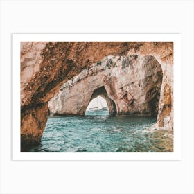 Ocean Caves Art Print