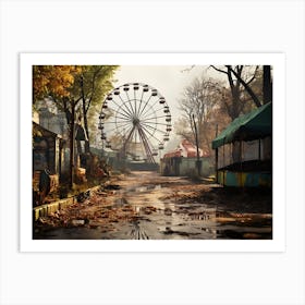 Abandoned City 2 Art Print