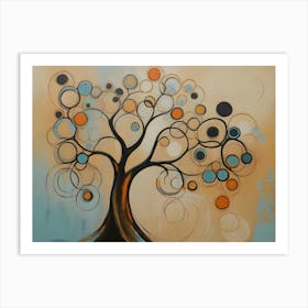 Tree Of Life Abstract 7 Art Print