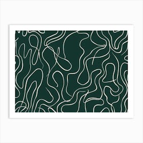 Wavy Lines 9 Art Print