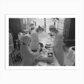 Operation At Provident Hospital, Chicago, Illinois By Russell Lee Art Print