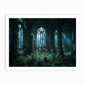 Church Of The Dead Paintings Art Print Art Print