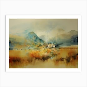 House In The Mountains 1 Art Print