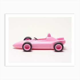 Toy Car Pink Race Car Art Print