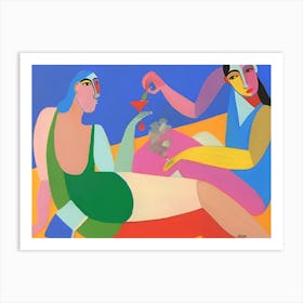 Two Women Art Print