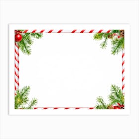 Christmas Frame 10 Art Print