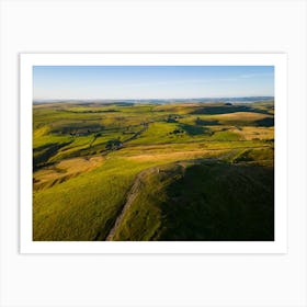 Aerial View Of The Dales 19 Art Print